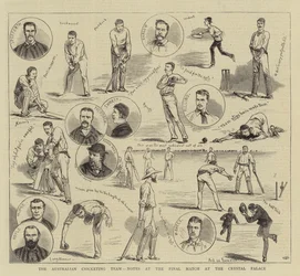 The Australian Cricketing Team, Notes at the Final Match at the Crystal Palace